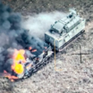 Украинские артиллеристы уничтожили редкий вражеский «ТОР-М2ДТ» (видео)