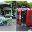 В Черкассах троллейбус и автомобиль ДСНС не поделили дорогу: пострадало 10 человек (фото)