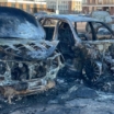 Масштабна пожежа у Києві: на штрафмайданчику спалахнули десятки автомобілів (відео)