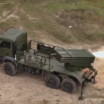 Проведено бойові стрільби з БМ-21 на шасі MAN (відео)