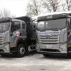 Криворожские энергетики получили новые самосвалы FAW